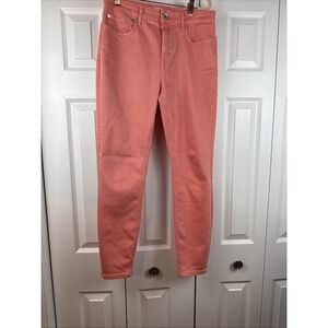 Vineyard Vines‎ Jamie High Rise Skinny Jeans Women's Size 29 Orange/Coral